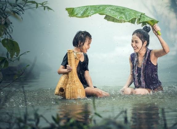 temporada de lluvias en Tailandia