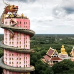 Wat Samphran, El templo del dragón en Tailandia