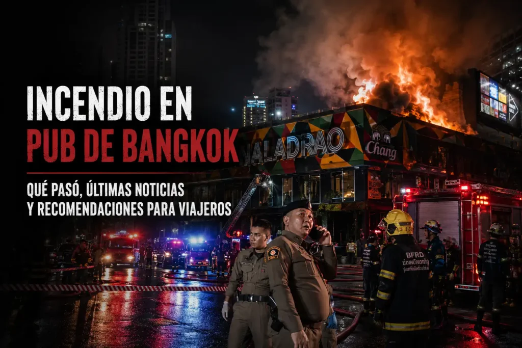 incendio en pub de bangkok